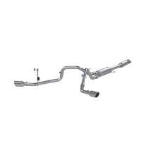 2021-2025 Ford F150 2.7L/3.5L/5.0L 3'' Aluminiserat Stål Catback Sportavgassystem 2.5'' Dubbla Delade Sidoutblås Exhaust MBRP